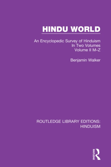E-book Hindu World Benjamin Walker