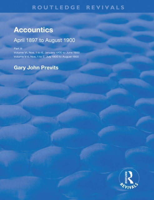 E-knjiga Accountics, Part III Gary John Previts
