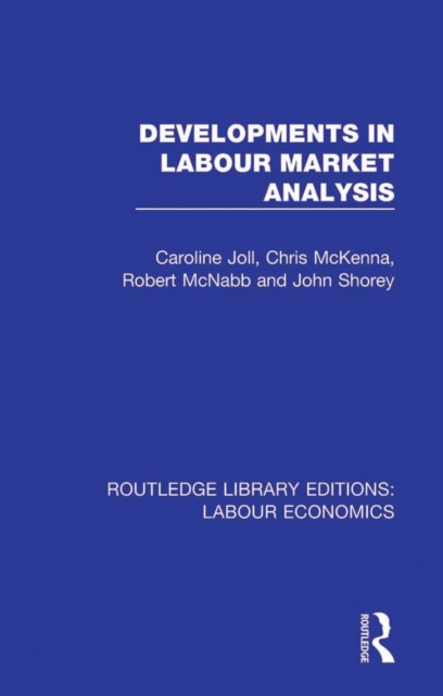E-book Developments in Labour Market Analysis Caroline Joll