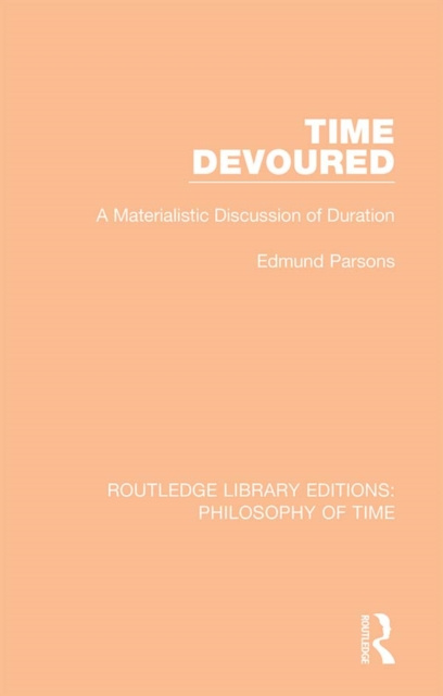 E-knjiga Time Devoured Edmund Parsons
