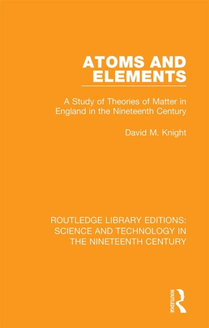 E-knjiga Atoms and Elements David M. Knight