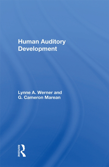 E-knjiga Human Auditory Development Lynne A. Werner