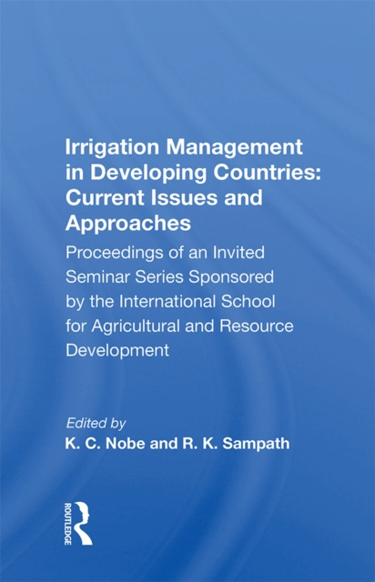 E-kniha Irrigation Management In Developing Countries K. C. Nobe