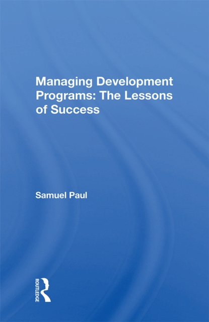 E-knjiga Managing Development Programs Samuel Paul