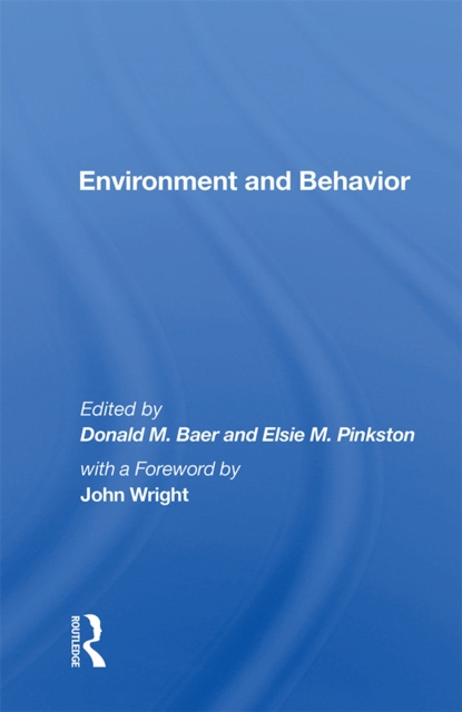 E-kniha Environment And Behavior Donald M. Baer