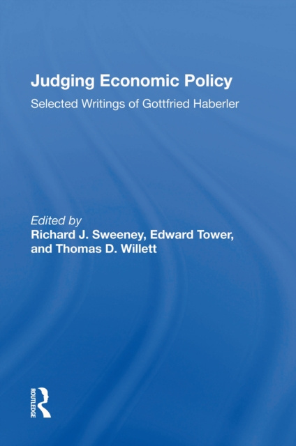 E-knjiga Judging Economic Policy Richard J Sweeney