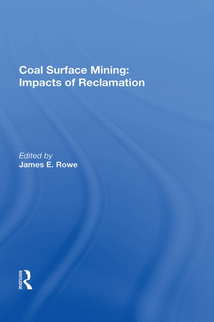 E-book Coal Surface Mining James E. Rowe