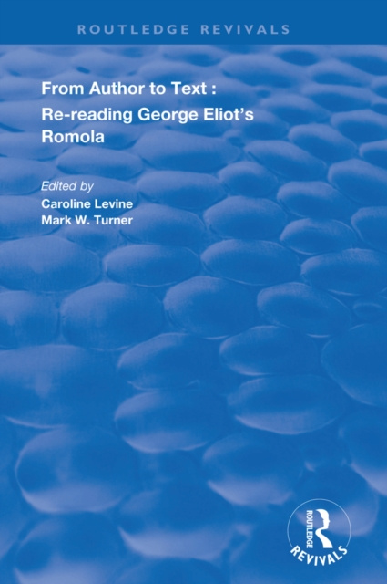E-knjiga From Author to Text Caroline Levine