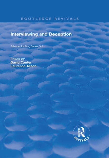 E-kniha Interviewing and Deception David Canter