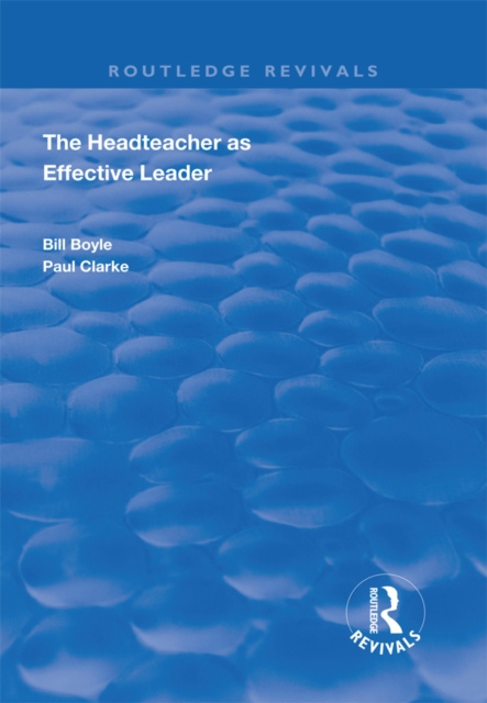 E-kniha Headteacher as Effective Leader Bill Boyle