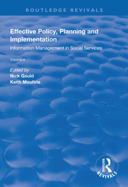 E-knjiga Effective Policy, Planning and Implementation Nick Gould