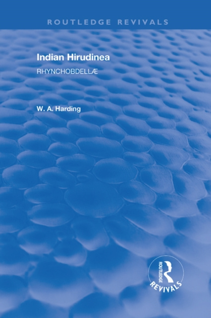 E-book Indian Hirudinea W.A. Harding