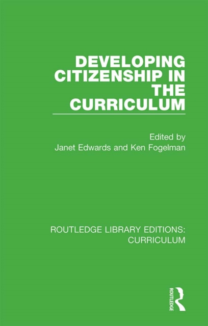 E-knjiga Developing Citizenship in the Curriculum Janet Edwards