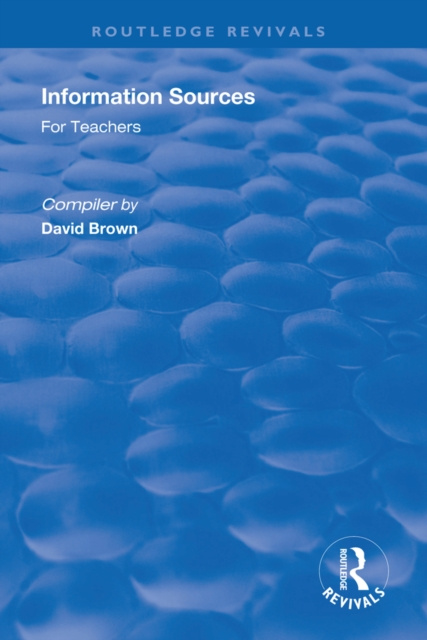 E-knjiga Information Sources for Teachers David Brown