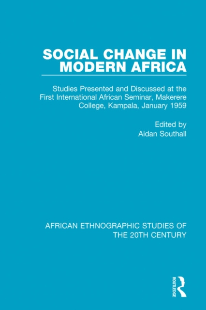 E-kniha Social Change in Modern Africa Aidan Southall