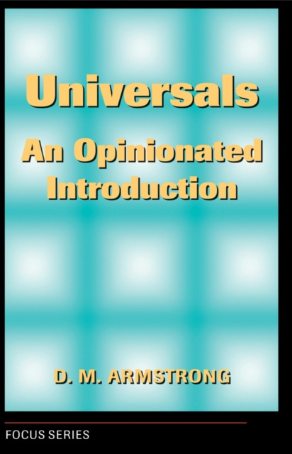 E-knjiga Universals D. M. Armstrong