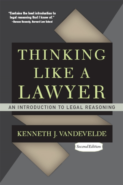 Libro elettronico Thinking Like a Lawyer Kenneth J. Vandevelde