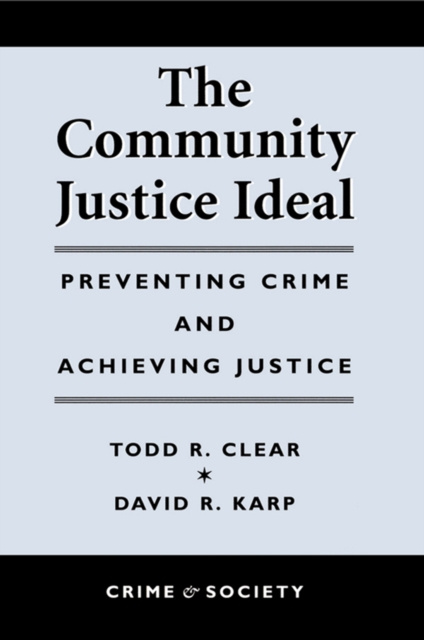 E-knjiga Community Justice Ideal Todd R Clear