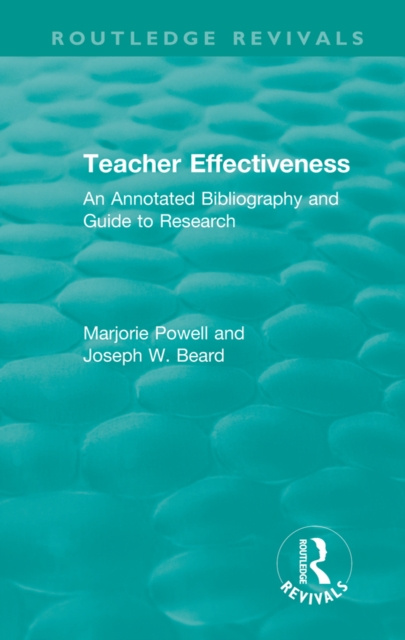 E-book Teacher Effectiveness Marjorie Powell