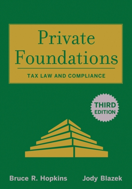 E-book Private Foundations Bruce R. Hopkins