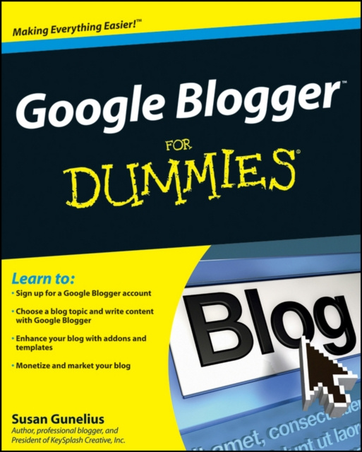E-kniha Google Blogger For Dummies Susan Gunelius