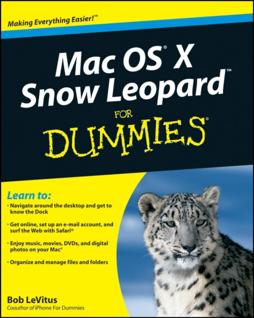 E-book Mac OS X Snow Leopard For Dummies Bob LeVitus