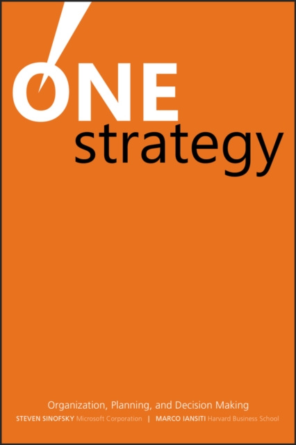 E-book One Strategy Steven Sinofsky