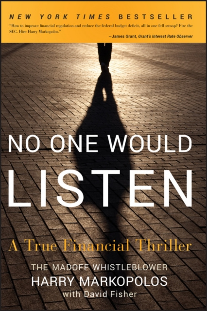 E-book No One Would Listen Harry Markopolos