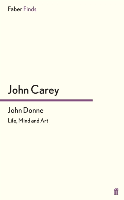 E-knjiga John Donne John Carey