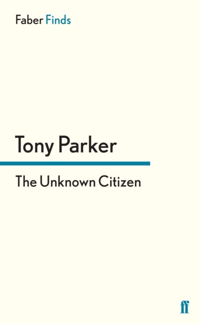 E-kniha Unknown Citizen Tony Parker
