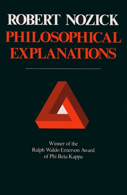E-knjiga Philosophical Explanations Nozick Robert Nozick