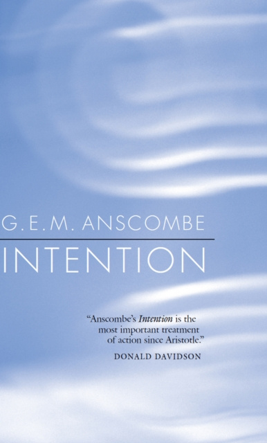 E-knjiga Intention Anscombe G. E. M. Anscombe