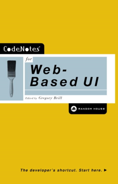 E-knjiga CodeNotes for Web-Based UI Gregory Brill