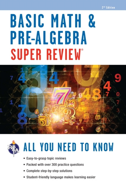 E-knjiga Basic Math & Pre-Algebra Super Review The Editors of REA
