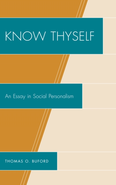 E-knjiga Know Thyself Thomas O. Buford