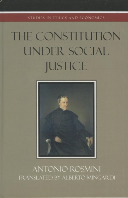 E-kniha Constitution Under Social Justice Antonio Rosmini
