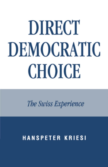 E-Book Direct Democratic Choice Hanspeter Kriesi
