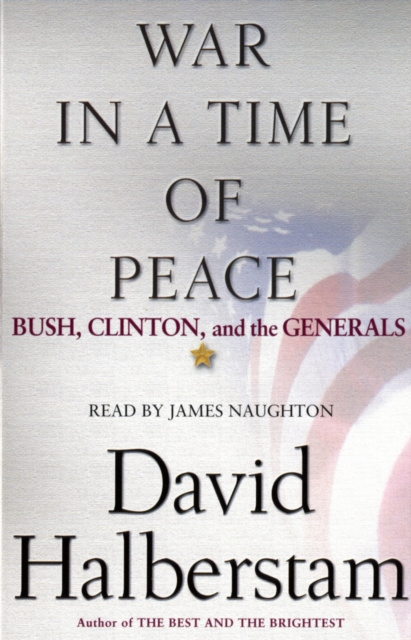 Audiobook War in a Time of Peace David Halberstam