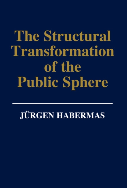E-kniha Structural Transformation of the Public Sphere J&uuml;rgen Habermas