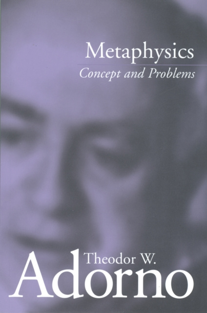 E-knjiga Metaphysics Theodor W. Adorno