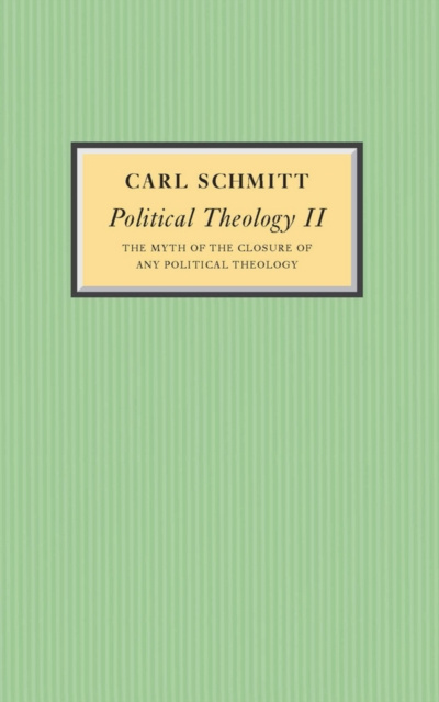 E-kniha Political Theology II Carl Schmitt