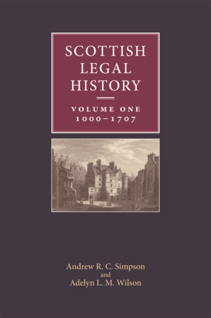 Libro elettronico Scottish Legal History Andrew R. C. Simpson