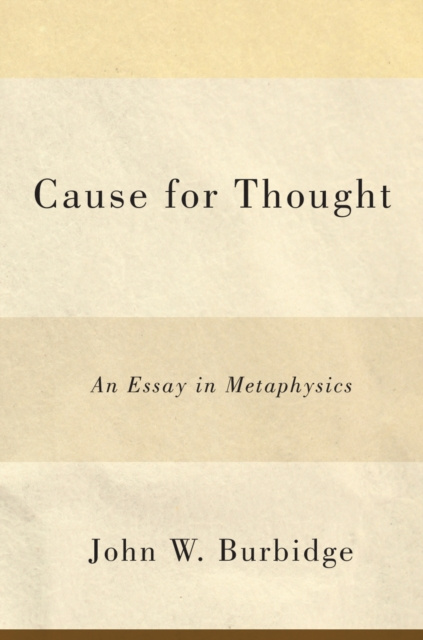 E-knjiga Cause for Thought John W. Burbidge