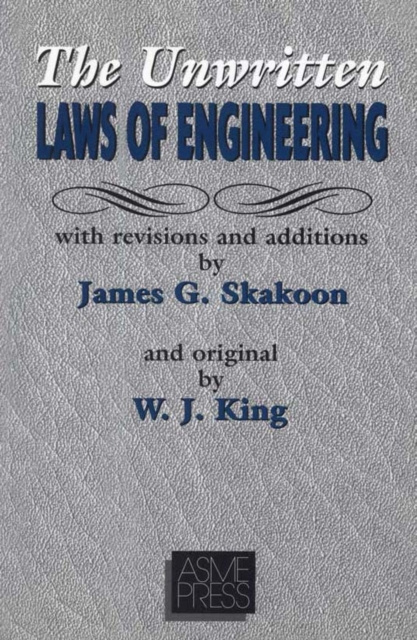 E-könyv Unwritten Laws of Engineering James G. Skakoon