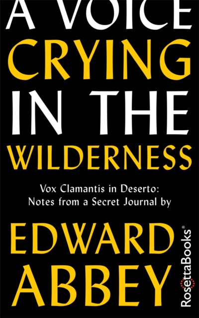 E-kniha Voice Crying in the Wilderness Edward Abbey