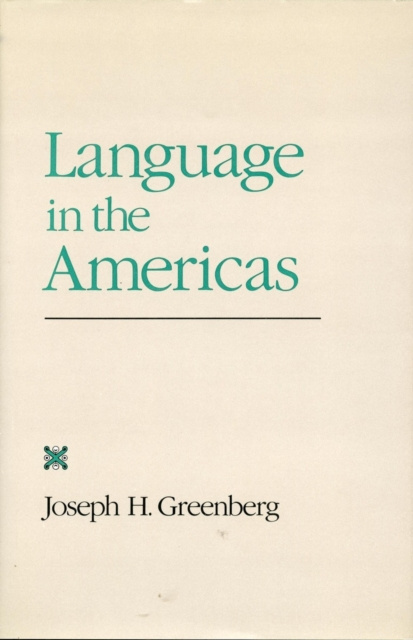 E-book Language in the Americas Joseph H. Greenberg