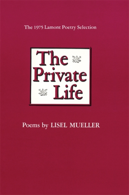 E-knjiga Private Life Lisel Mueller