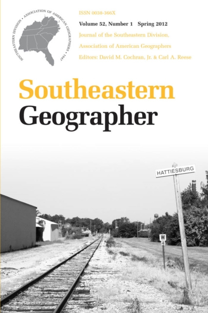 E-knjiga Southeastern Geographer David M. Cochran Jr.