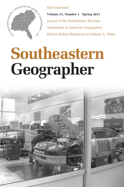 E-kniha Southeastern Geographer Robert Brinkmann