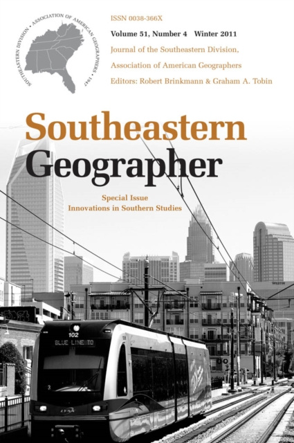 E-kniha Southeastern Geographer Robert Brinkmann